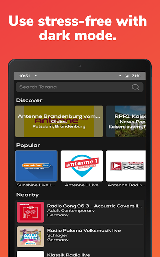 Tarana-Radio Deutschland, Online German FM Gratis screenshot 17