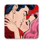 Love Me Kiss Stickers