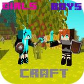 Boy Girl craft PE: Story mode icon