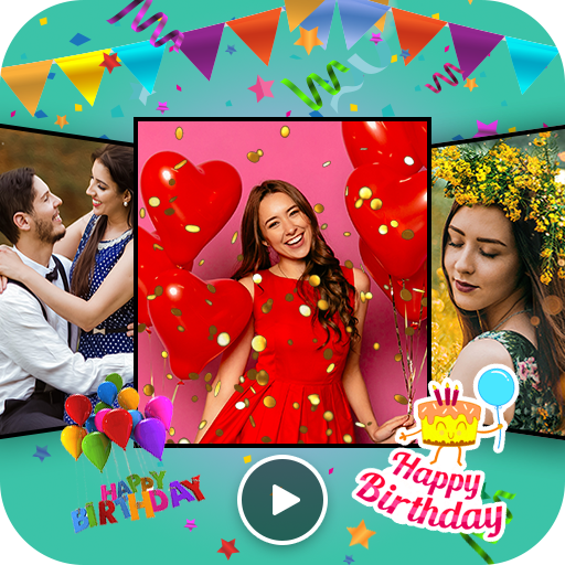 Birthday Video Maker with Music icon