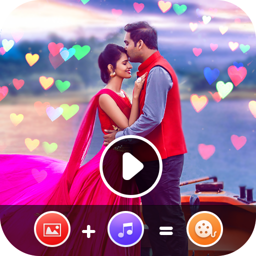 Heart Photo Effect Video Maker with Music icon