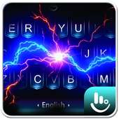 Blue Lightning Keyboard Theme on 9Apps