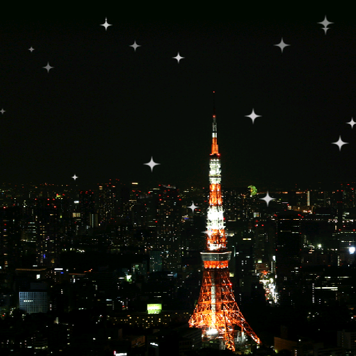 Shining stars live wallpaper icon