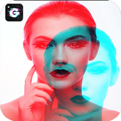 Glitch Effect-VHS, Glitch Photo Editor,vaporwave icon