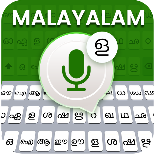 Malayalam voice typing keyboard &amp; Translator أيقونة