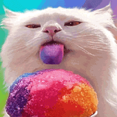 Cat Icecreem Live Wallpaper icon