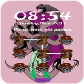 skull lock screen HD icon