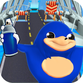 Subway Sonic Ugandan knuckles Temple run Games 3D icon