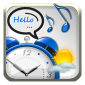 Clock so modern icon