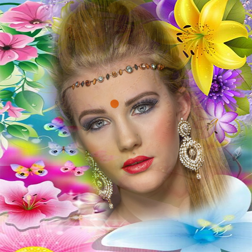 New flower photo frames icon