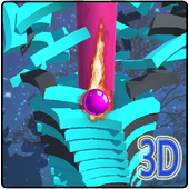Drop Stack Ball Blast Fall Helix Offline 3D icon