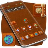 Leather Book Launcher Theme icon