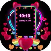 Heart Edge-LED Border light Live Wallpaper on 9Apps
