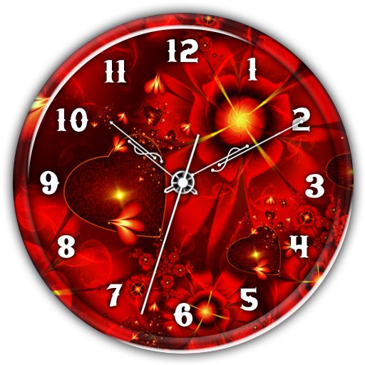 Red Clock Live Wallpaper icon