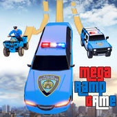 US Police Quad Bike: Mega Ramp Car Stunts Racing icon