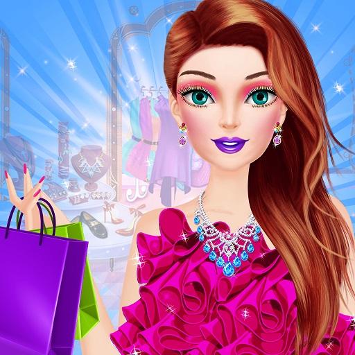 Shopping Mall Rich Girl Dressup - Color by Number icon