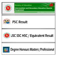 All Exam Results JSC SSC HSC on 9Apps