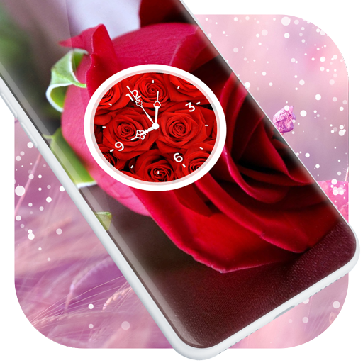 Lovely Clock Live Wallpaper أيقونة