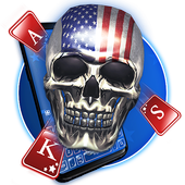 America Skull Keyboard icon