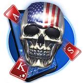 America Skull Keyboard