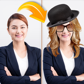 Girls Fashion Funny Face Effects maker Makeup App icon