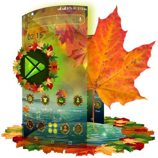 Autumn Leaf Launcher Theme icon