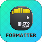 sd card formatter - sd format - format sd card icon