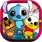 How To Draw Disney anime  Characters icon