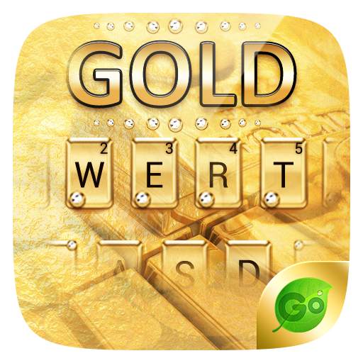 Gold Pro GO Keyboard Theme