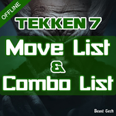 Tekken 7 Move &amp; Combo List Offline App icon