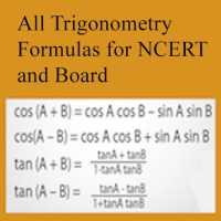 Trignometry Formulas For NCERT  2018 on 9Apps