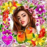 Love Bird Photo Frame on 9Apps