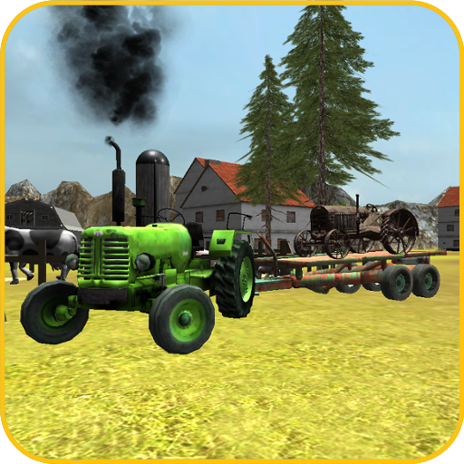 Classic Tractor Transport 3D icon
