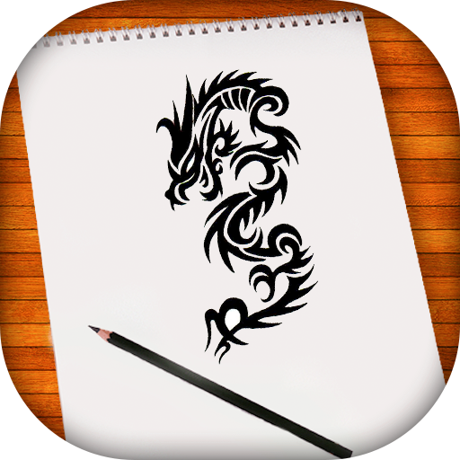 How To Draw Tattoos - Step By Step Learn To Draw आइकन