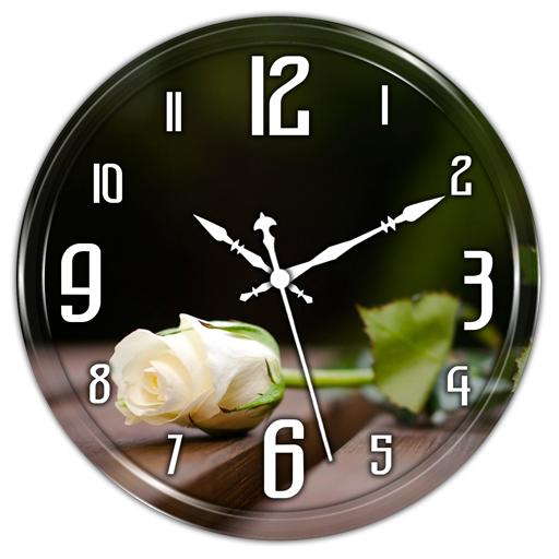 White Rose Clock Live WP icon