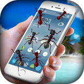 Ants on Screen - Ants in Phone Funny Joke icon