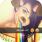 Snapping Doggy Face &amp; Stickers icon