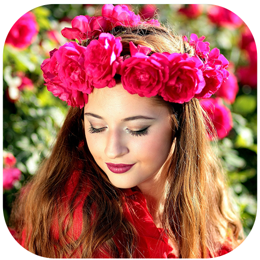 برنامج  تعديل الصور والكتابه عليها تاج الورد أيقونة