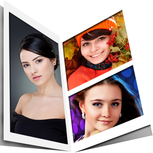 Side by side picture : Collage icon