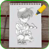 How To Draw Detective Conann icon