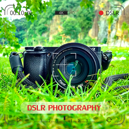 DSLR HD Camera  4K HD Camera Ultra Blur Effect icon