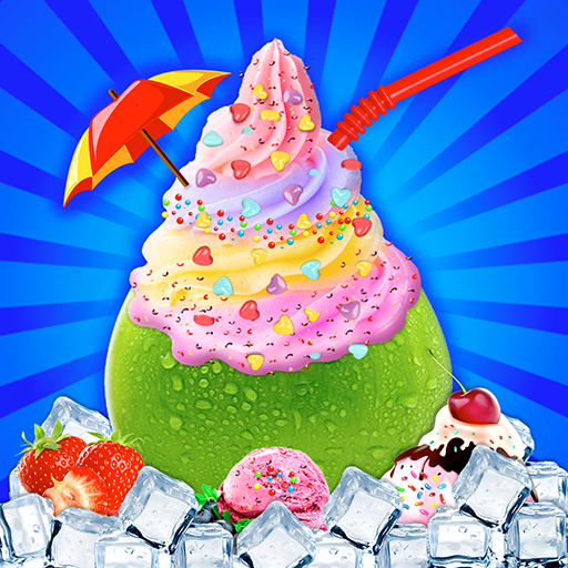 Coconut Milkshake Maker - Beach Party Cooking Game icon