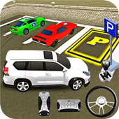 Prado Car Luxury Parking Free Driving Game icon