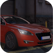 Car Parking Peugeot 508 Simulator icon