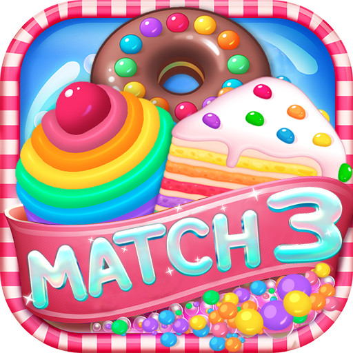 Candy Cakes - match 3 game with sweet cupcakes icon