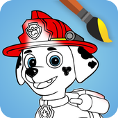 Coloring Paw Patrol icon