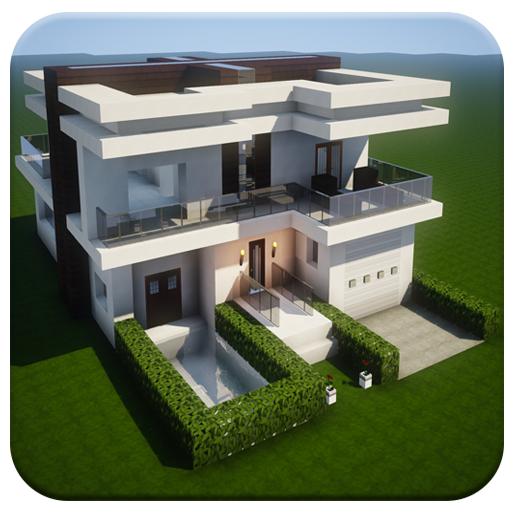 Best Modern House Map For Minecraft PE icon