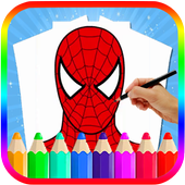 How To Draw Spider Man Step by step icon