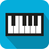 Piano keyboard with Song&amp;Music icon