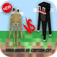 Siren and Light Heads VS Cartoon Cat